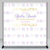 Lofaris Custom God Bless Pigeons White Backdrop For Baptism